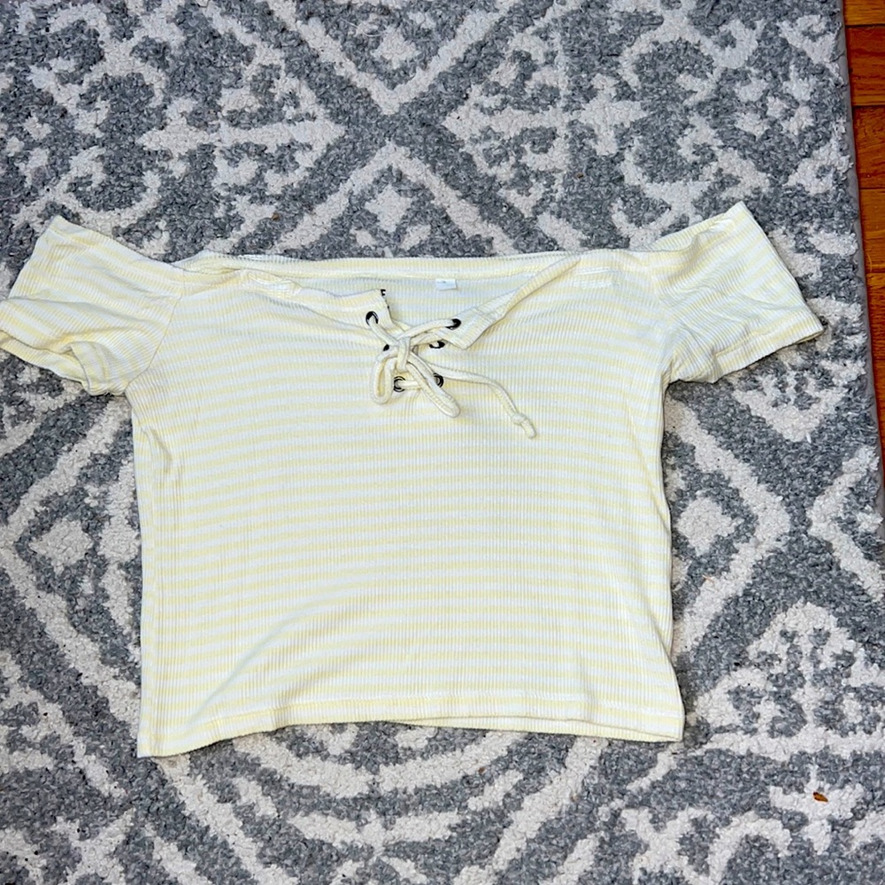 Off the shoulder shirt